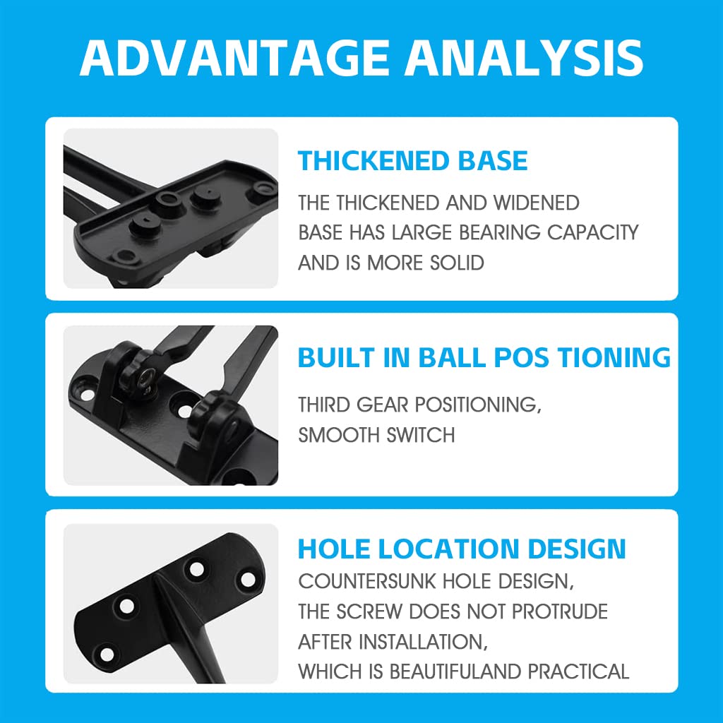 HASTHIP Door Lock Latch, Door Stopper for Kids Home Hotel Apartment, Thicken Aluminium Alloy Satin Nickel, Door Chain/Guard/Security Latch HASTHIP Door Lock Latch, Door Stopper for Kids Home Hotel Apartment, Thicken Aluminium Alloy Satin Nickel, Door Chain/Guard/Security Latch